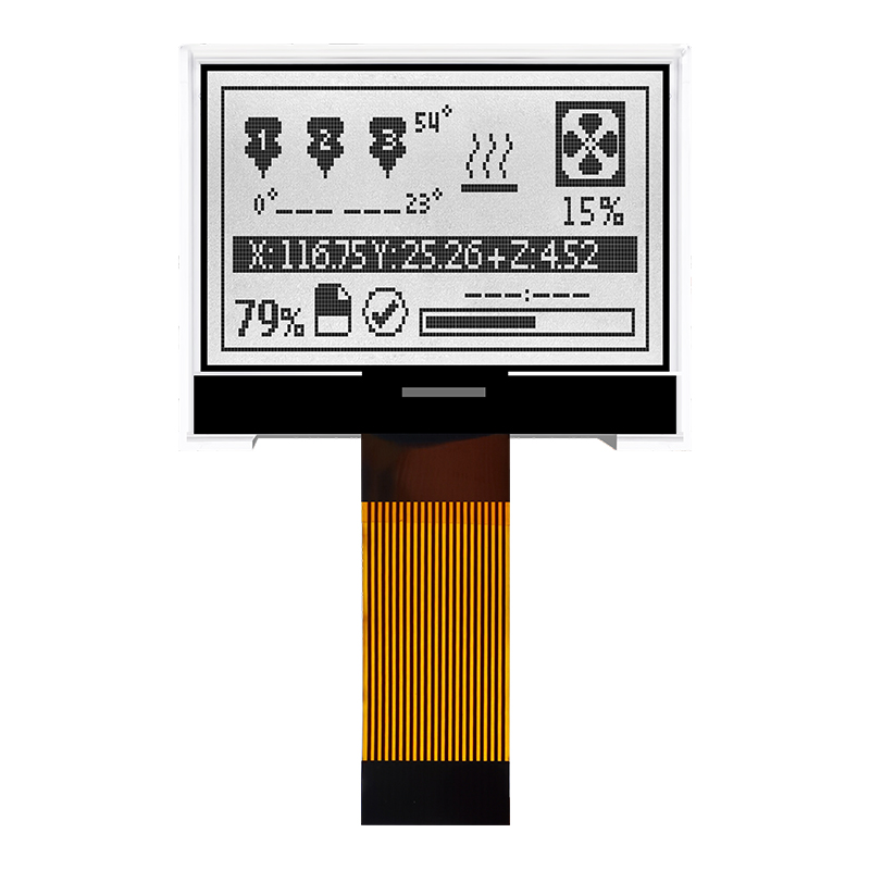 Graphic COG LCD MODULES 128X64 FSTN+ Display with White Side Backlight