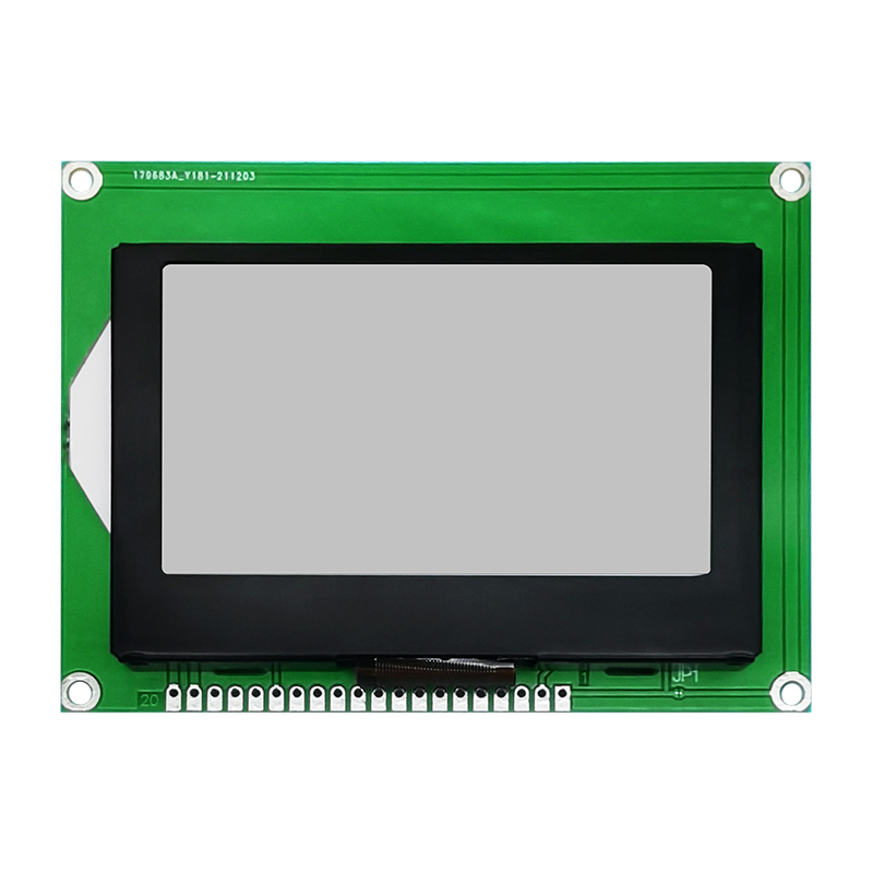 128X64 Graphic LCD Module FSTN+ Display with White Side Backlight and Negative Voltage
