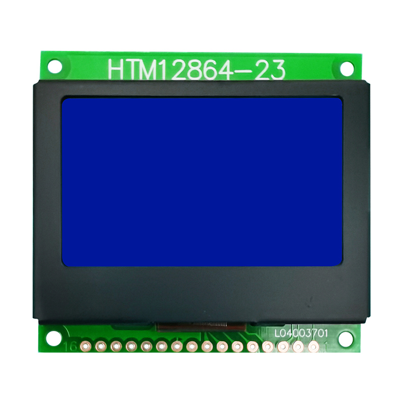 128X64 Graphic LCD Module STN- Blue Display with Side White Backlight