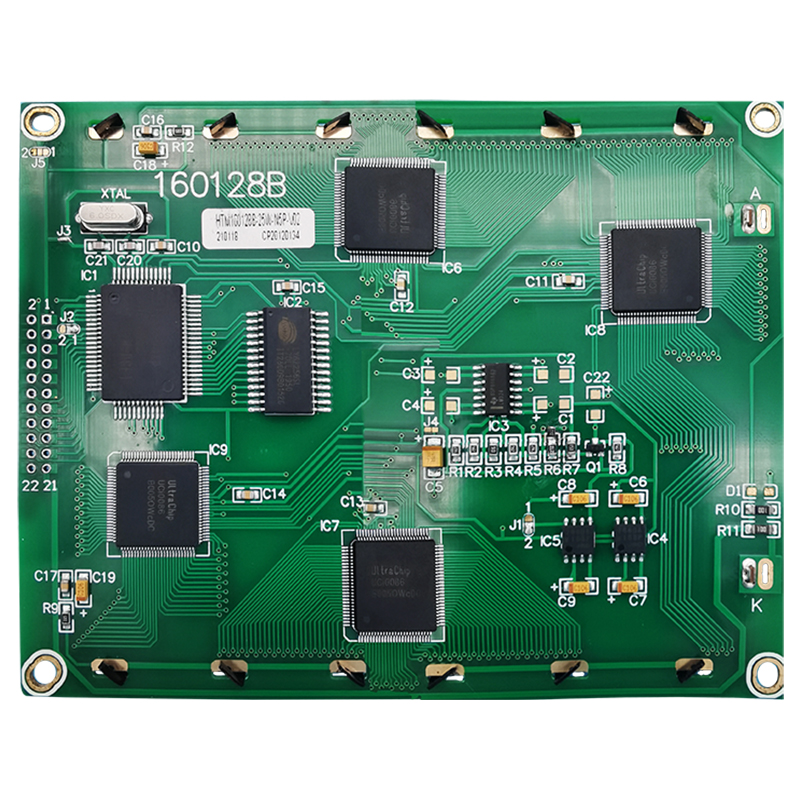 160X128 Graphic LCD Module | DFSTN - Display with White Backlight