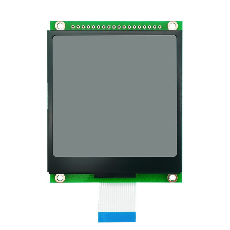 160x160 Graphic LCD Module STN+ Gray Display with White Side Backlight