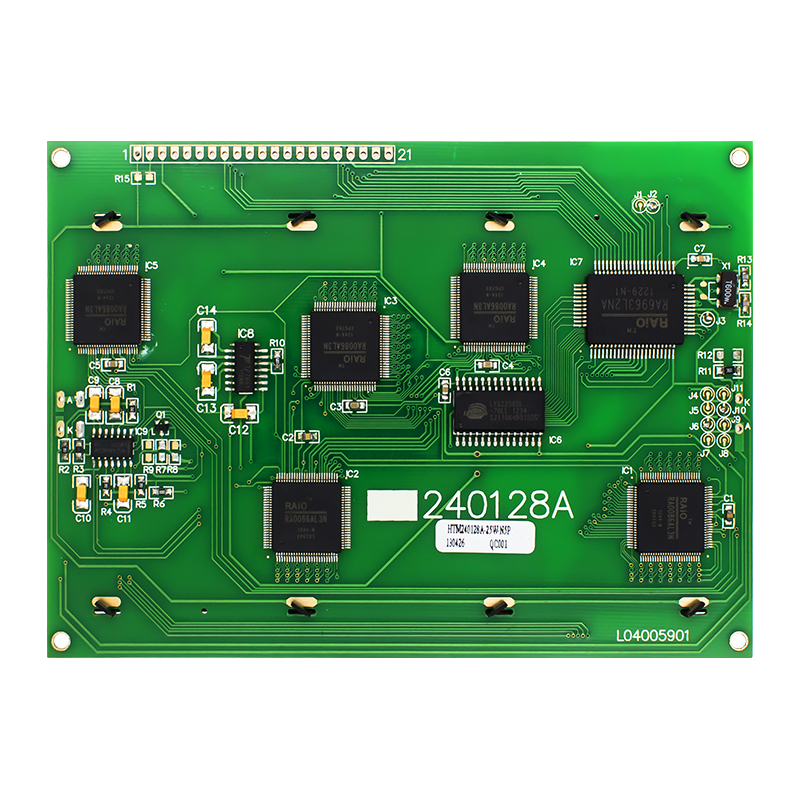 5.1 inch 240X128 Graphic LCD Module STN - Blue Display with White Backlight