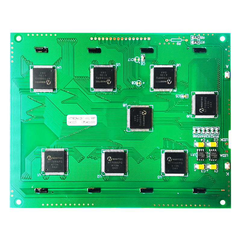 256X128 Graphic LCD Module STN - Blue Display with White Backlight