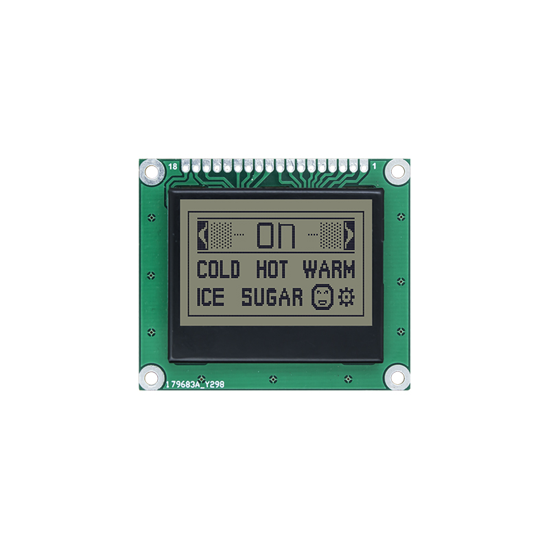 1.7" 128 x 64 Graphic LCD Module | FSTN+ Display With White Side Backlight