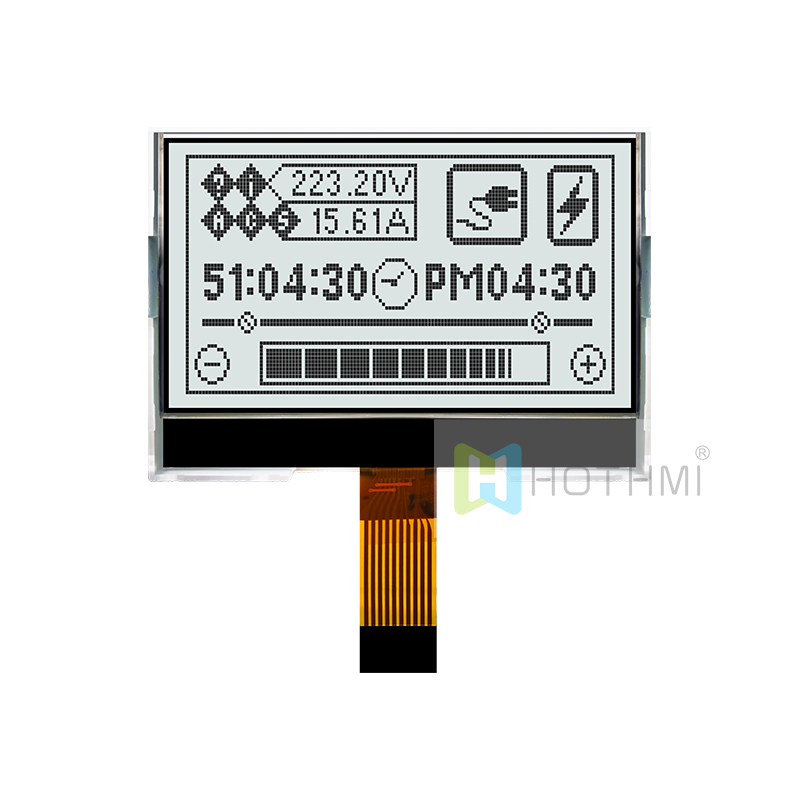 Graphic COG LCD MODULES 128X64 SPI FSTN+ Display with White Side Backlight