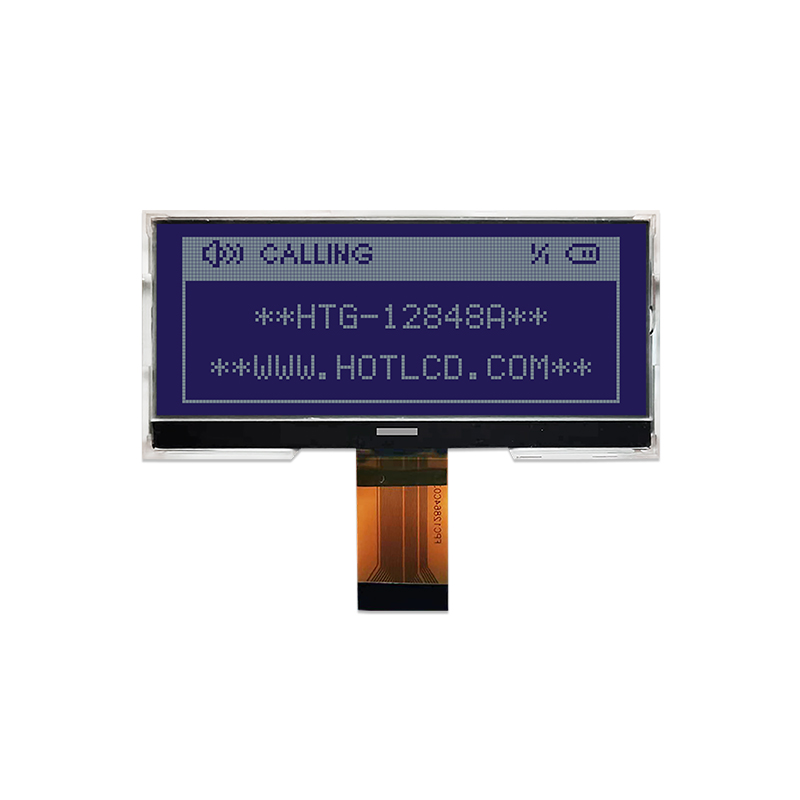 Graphic COG LCD MODULES 128X48 STN - Blue Display with White Backlight