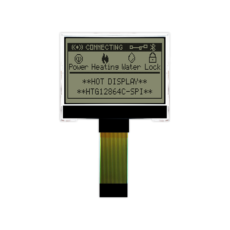 Graphic COG LCD 1.7inch 128X64 MCU | FSTN+ Display with Side White Backlight