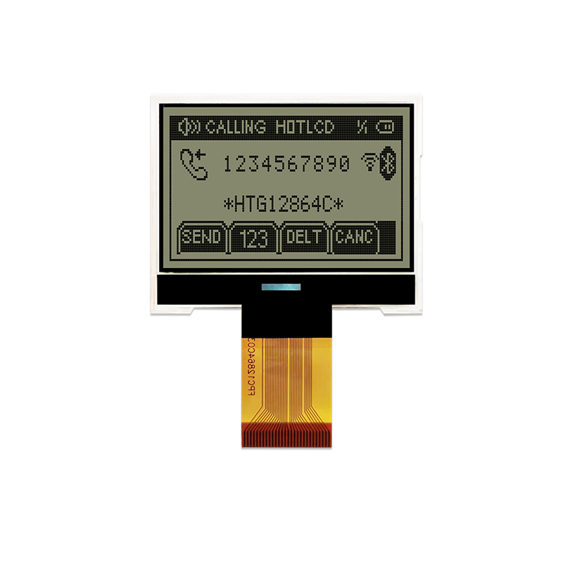 Graphic COG LCD 1.7inch 128X64 | FSTN+ Display with Side White Backlight