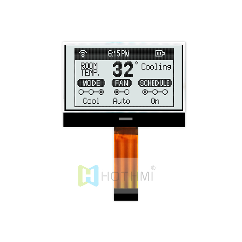 Graphic COG LCD 2.2inch 128X64 | FSTN+ Display with White Side Backlight