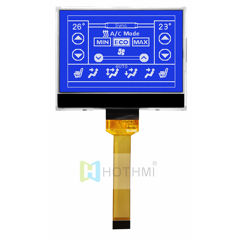 COG LCD MODULES | 3.4inch 240X160 STN- Display With Blue Side Backlight
