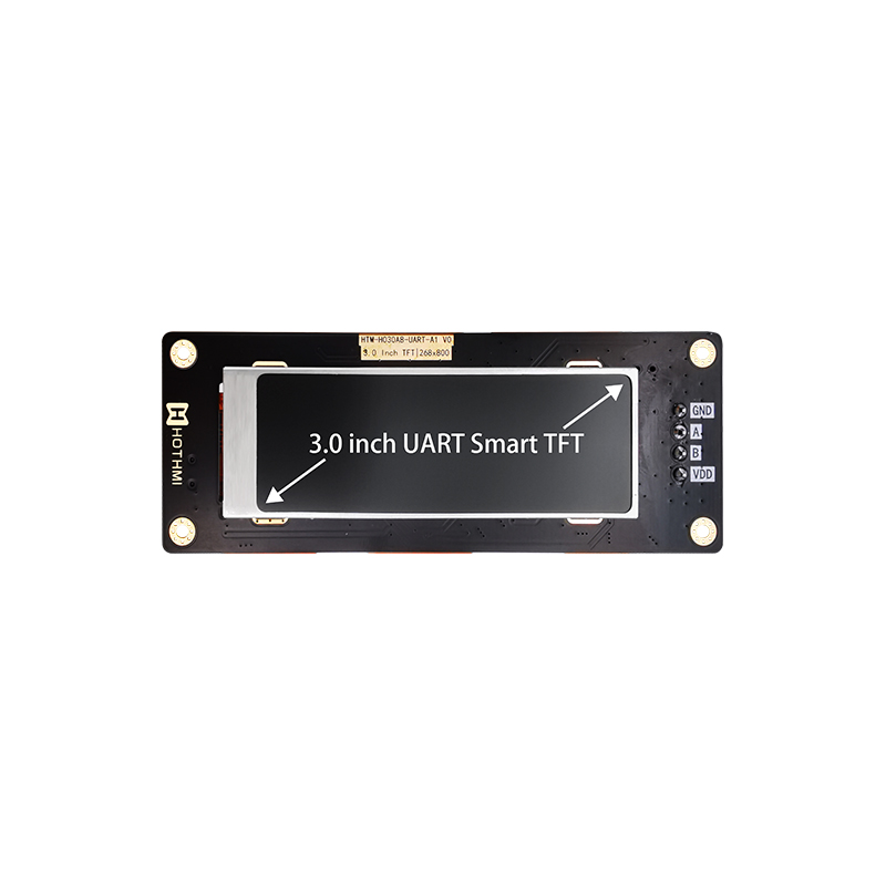 3" Smart TFT LCD Display Module with 268x800 Resolution Sunlight Readable