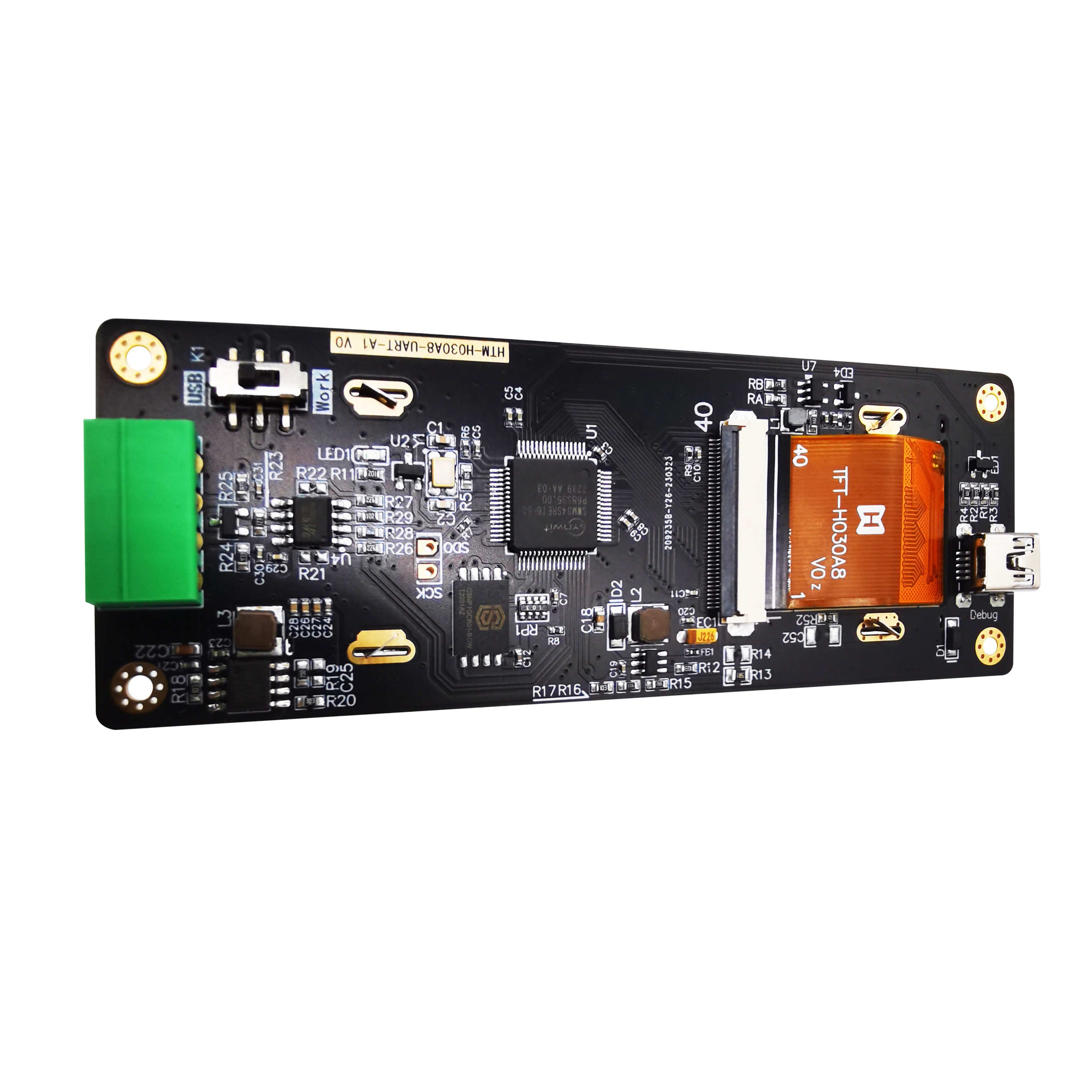 3" Smart TFT LCD Display Module with 268x800 Resolution Sunlight Readable