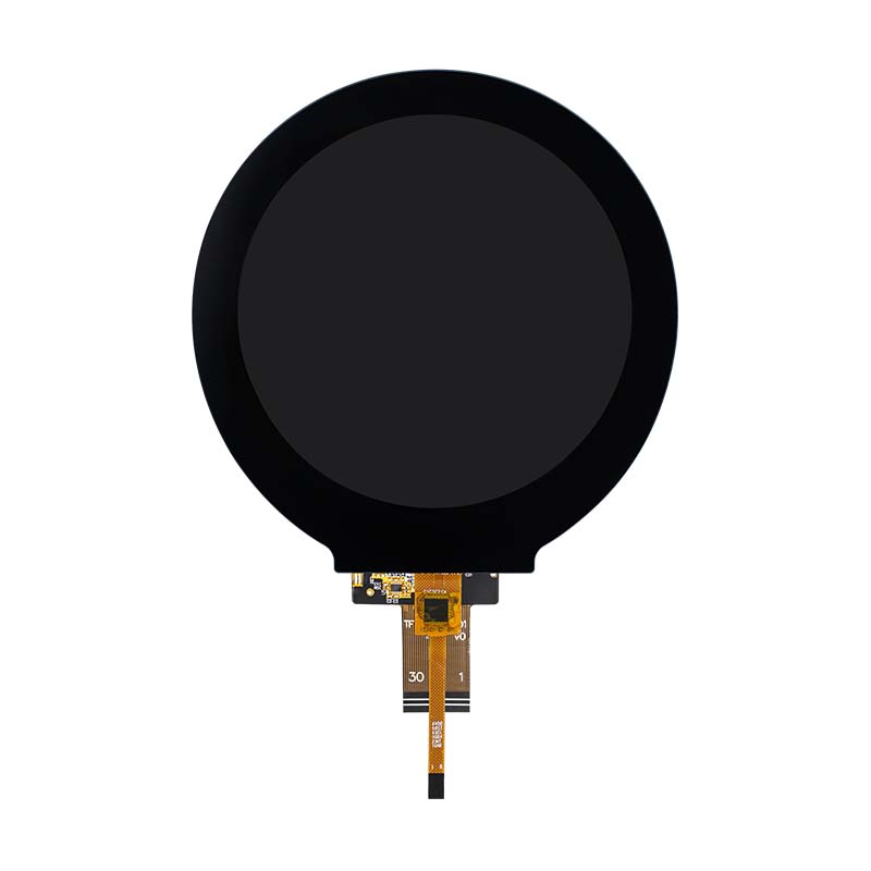 3.4 inch Round TFT LCD Display With Capacitive Touchscreen MIPI DSI