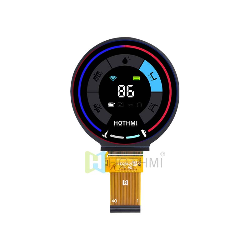 2.8 inch Round TFT LCD Display With ST7701S 