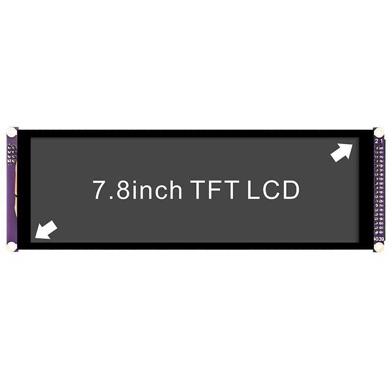 7.84 inch capacitive touch TFT long LCD module 400x1280 pixel capacitive touch MCU Arduino display