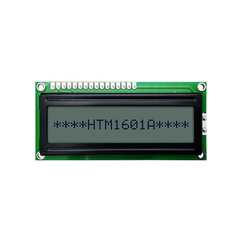 16x1 Character LCD Modules | STN+ Gray with Yellow/Green Backlight