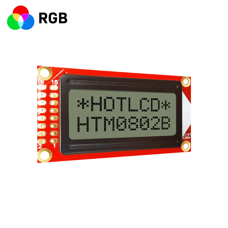 Character LCD Modules |2X8 FSTN+ RGB Backlight-Arduino