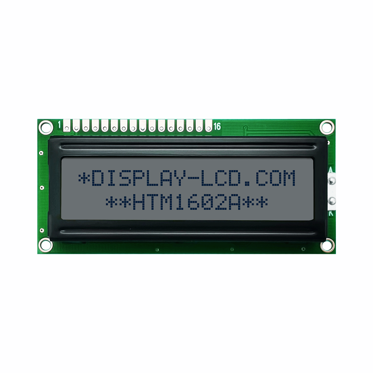 Character LCD Module |16x2 STN+ Gray Display with yellow/green Side Backlight Display-Arduino