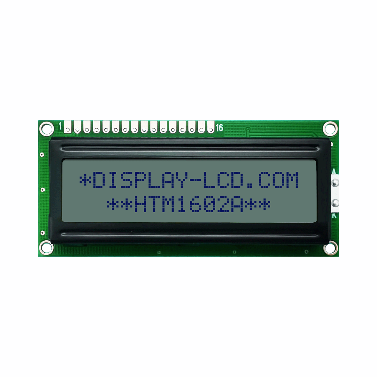 Character LCD Module |2X16 STN+ Gray Display with White Side Backlight Display-Arduino