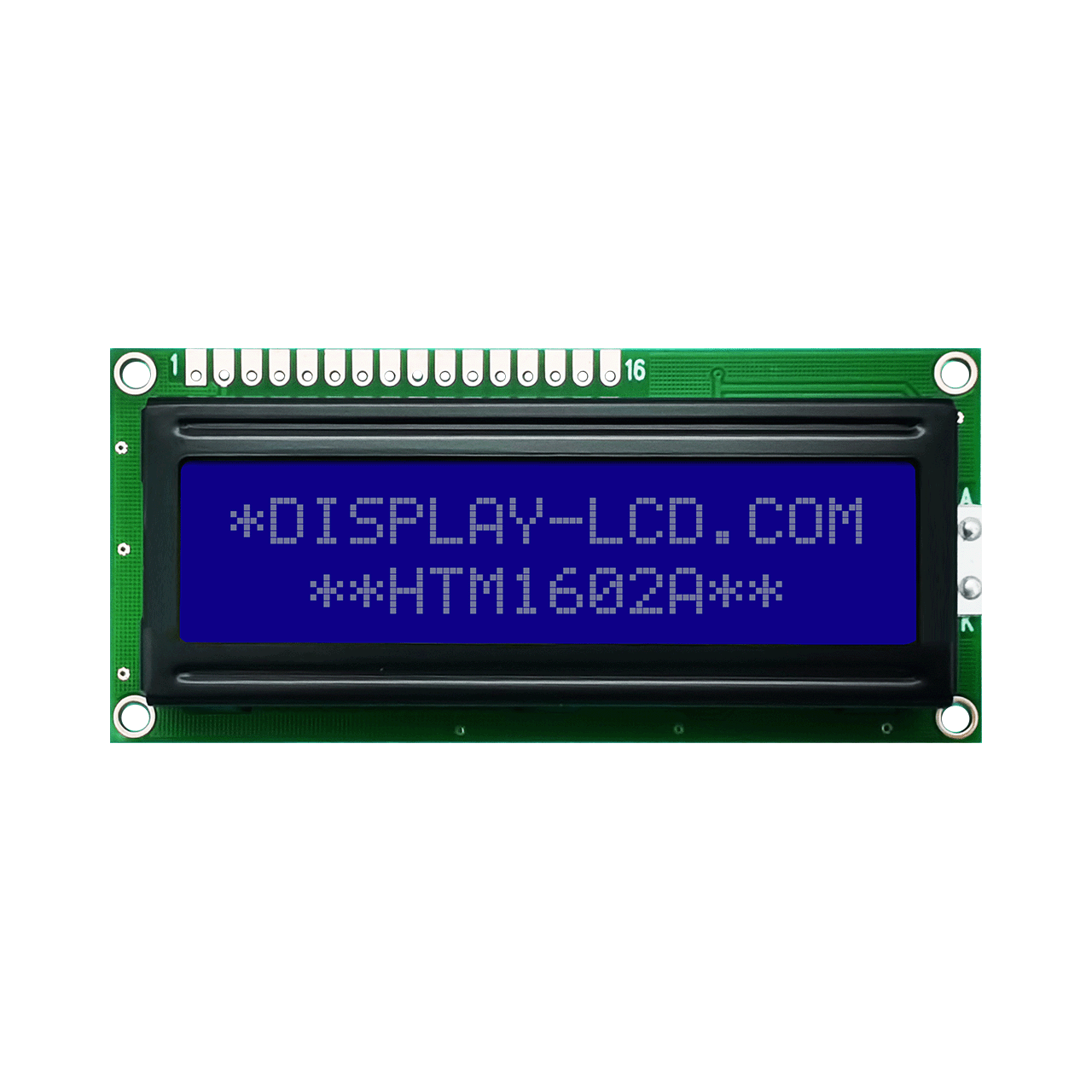 16x2 Character LCD Module | Blue Display With White Side Backlight