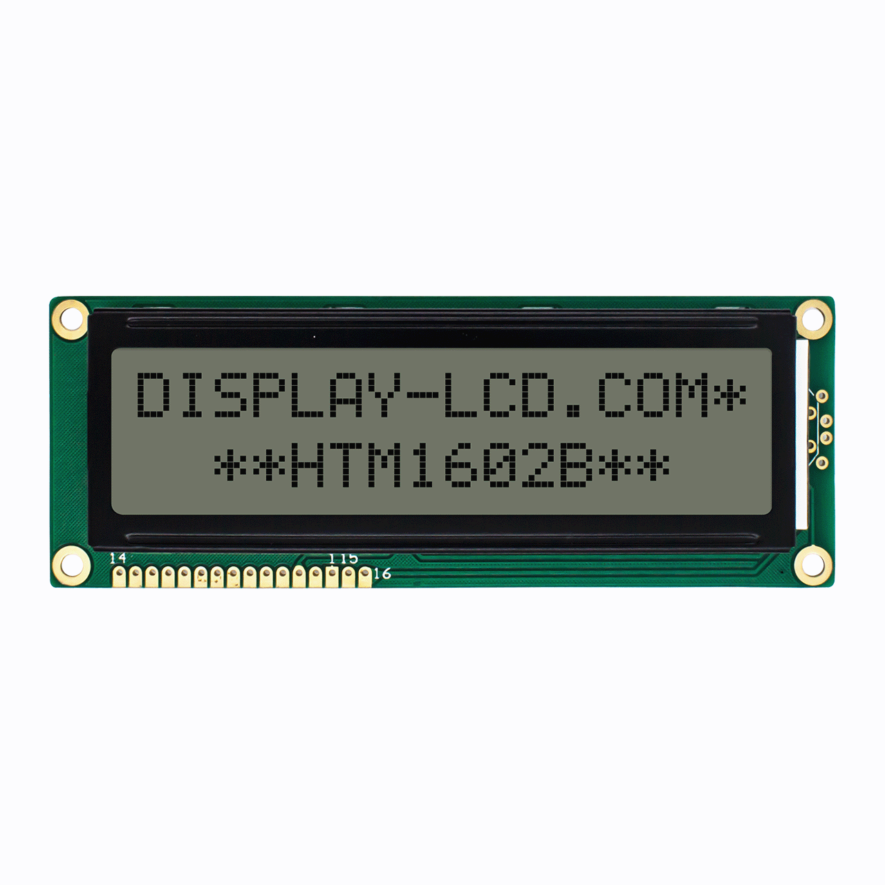 2x16 Character LCD Module | FSTN+ With White Backlight Display