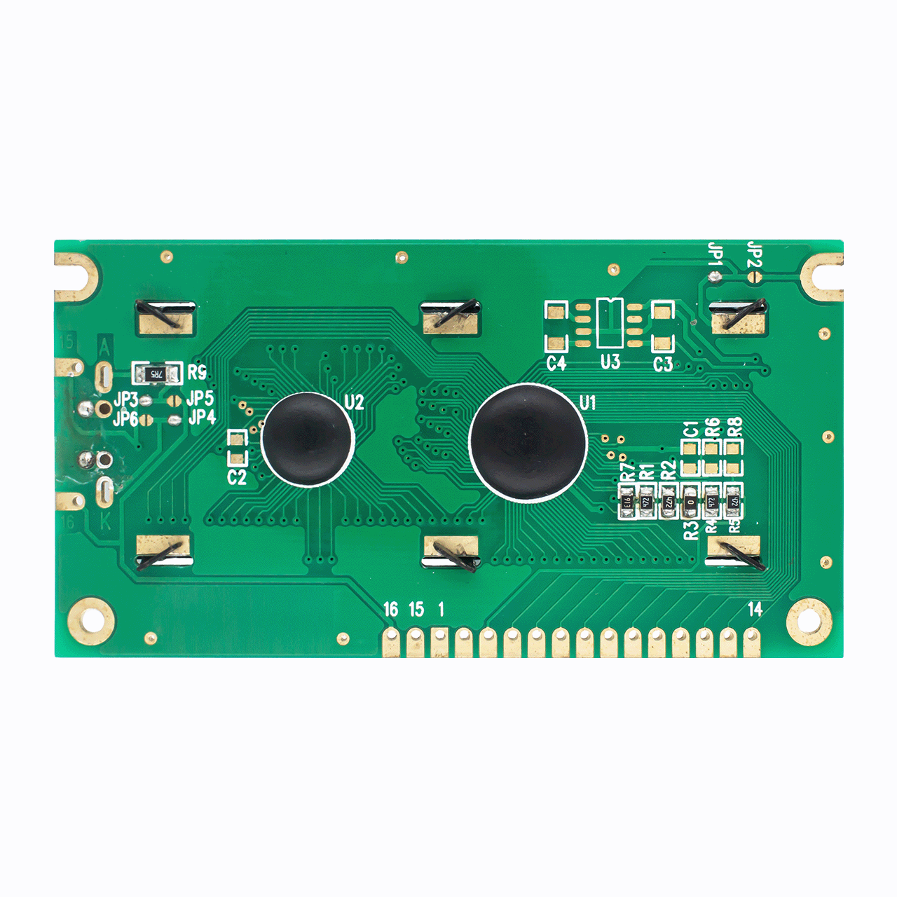 16 x 2 Character LCD Module | STN+ Yellow-Green With Yellow-Green Backlight