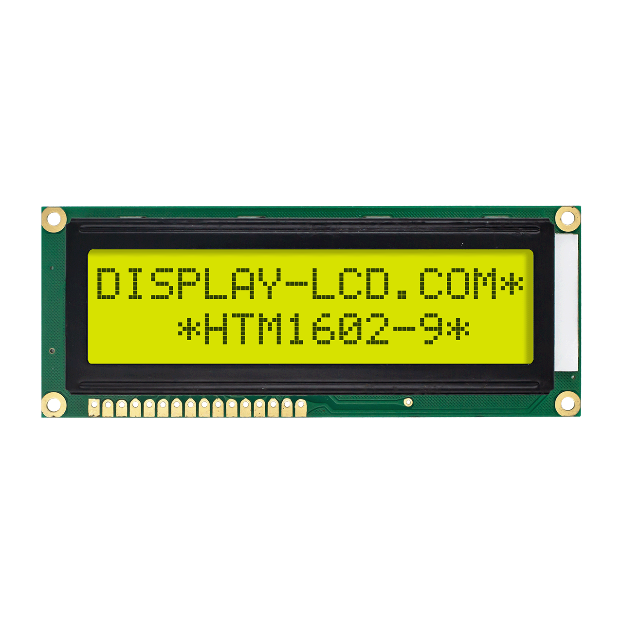 Character LCD Module |2X16 STN+ Yellow/Green with Side Yellow/Green Backlight Display-Arduino