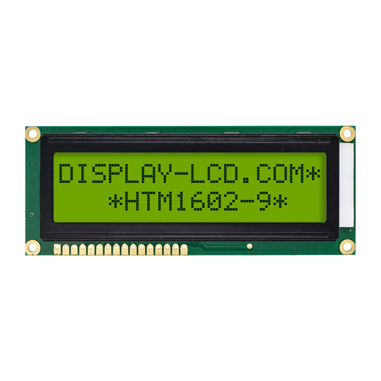 Character LCD Module |2X16 STN+ Yellow/Green with Side Yellow/Green Backlight Display-Arduino
