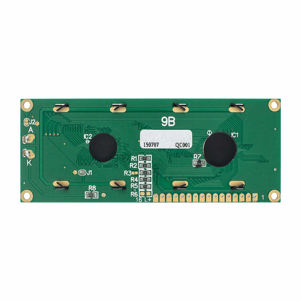 Character LCD Module |2X16 STN+ Yellow/Green with Side Yellow/Green Backlight Display-Arduino