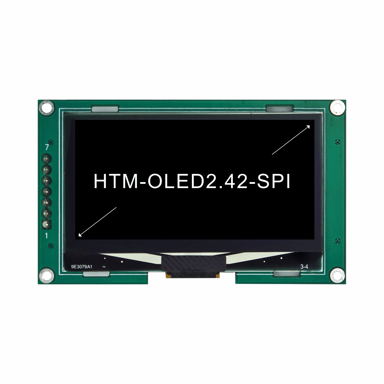 2.42 inch 128x64 White Graphic OLED Module MONO DISPLAY SSD1309