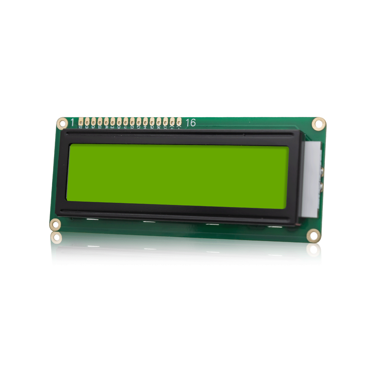 Character LCD Module |2X16 STN+ Yellow/Green with Side Yellow/Green Backlight-Arduino Display