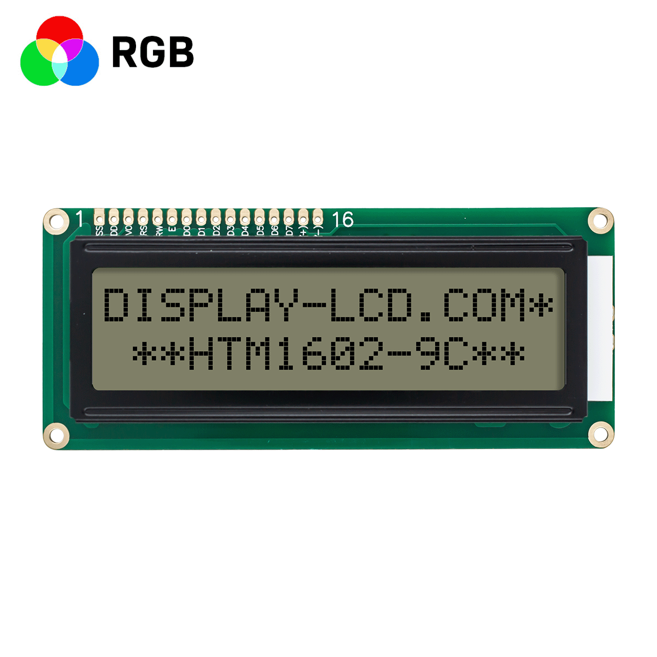 Character LCD Modules |2X16 FSTN+ with RGB Backlight-Arduino