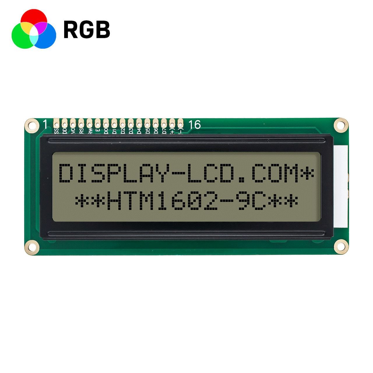 Character LCD Modules |2X16 FSTN+ with RGB Backlight-Arduino