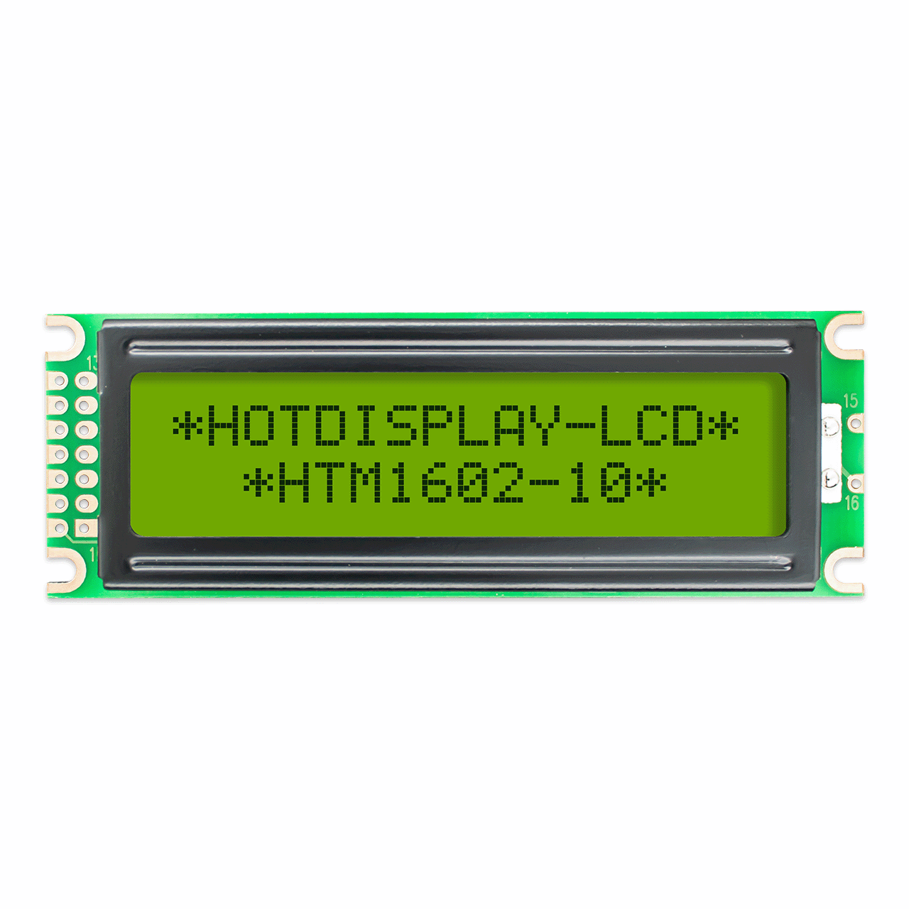 Character LCD module | 2X16 STN Arduino+ Yellow/Green Display with Yellow/Green Backlight