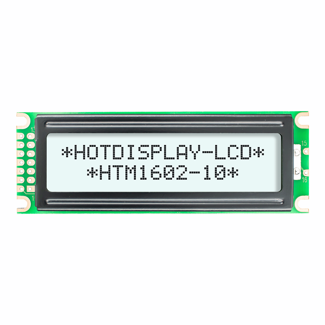 Character 2X16 LCD Module Mono Display | FSTN+ with Side White Backlight 5.0V-Arduino