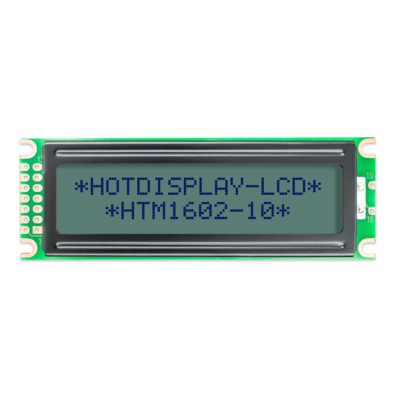 16 X 02 Character LCD Module | STN+ Gray Display With White Backlight