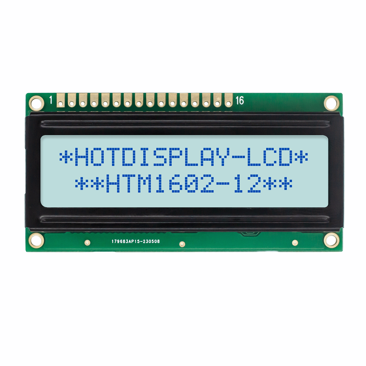 Character LCD Module |5.0V MONO 2x16 STN+ Gray with Side White Backlight -Arduino