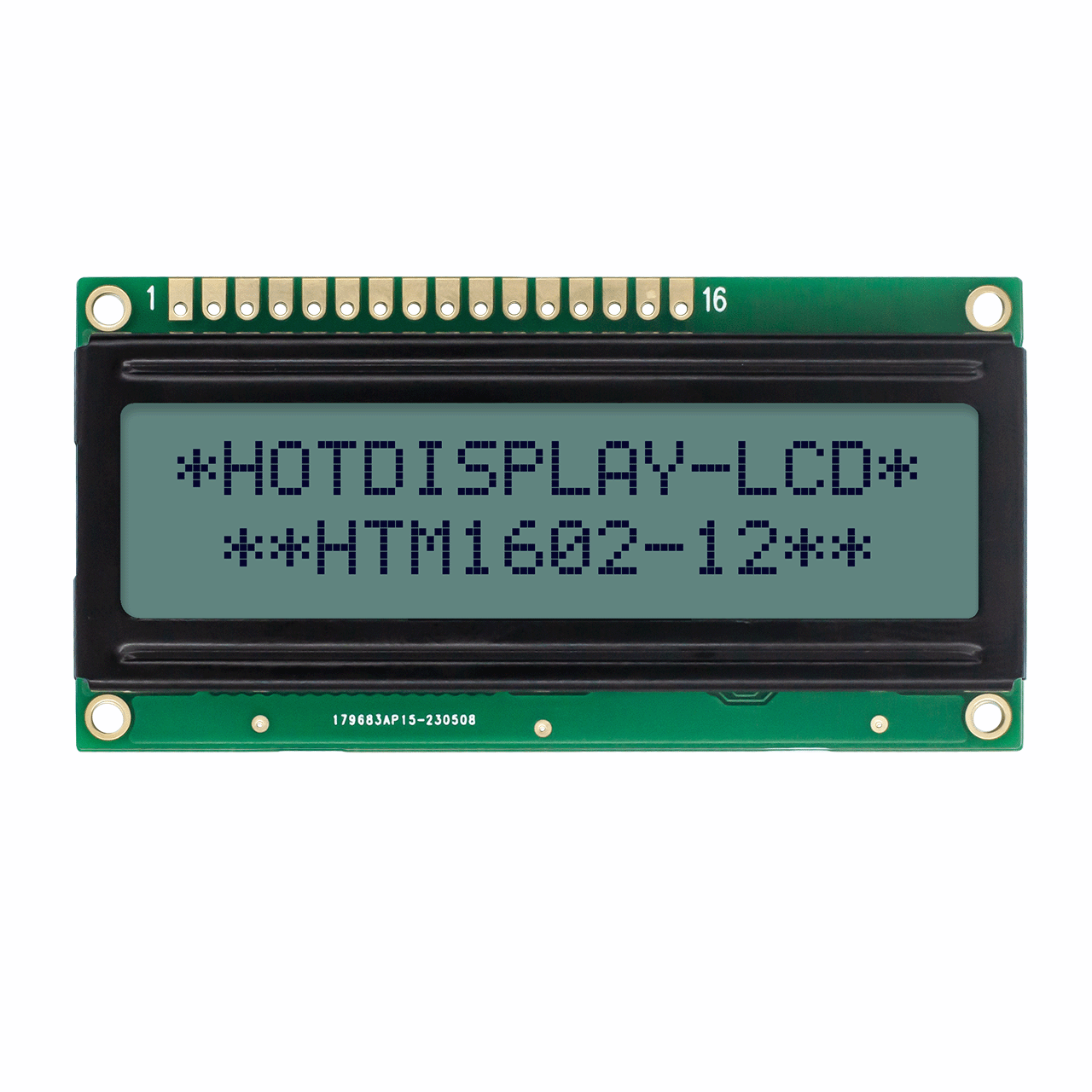 Character LCD Module |16X2 Mono Display STN+ Gray with Yellow/Green Backlight-Arduino