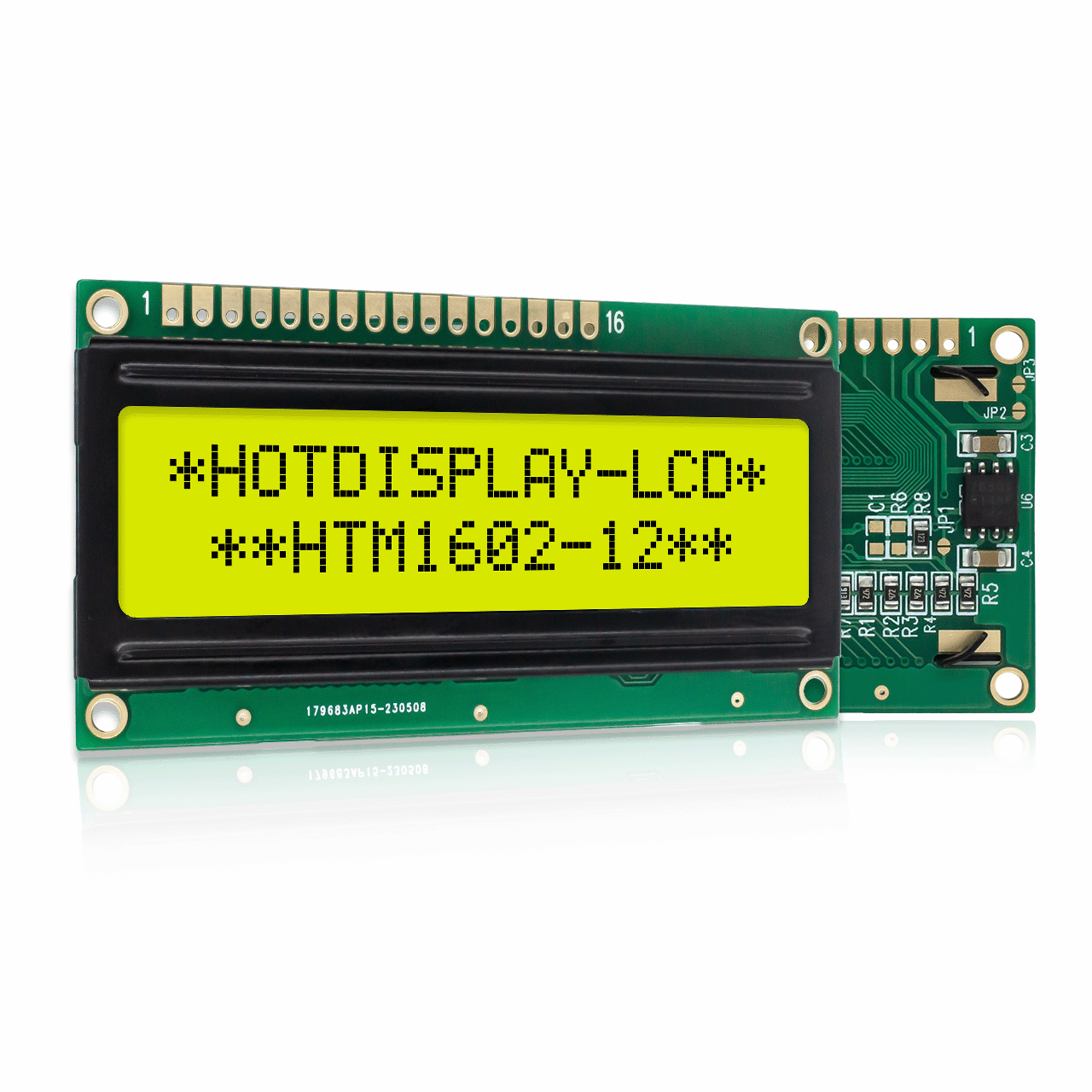 Character LCD Module |16X2 Mono Display STN+ Gray with Yellow/Green Backlight-Arduino