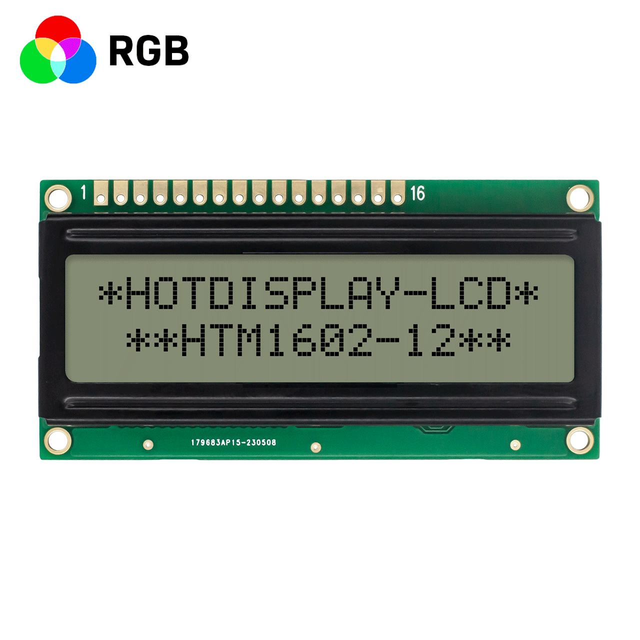 Character LCD Module |5.0V Display 16X2 FSTN+ with RGB Backlight-Arduino