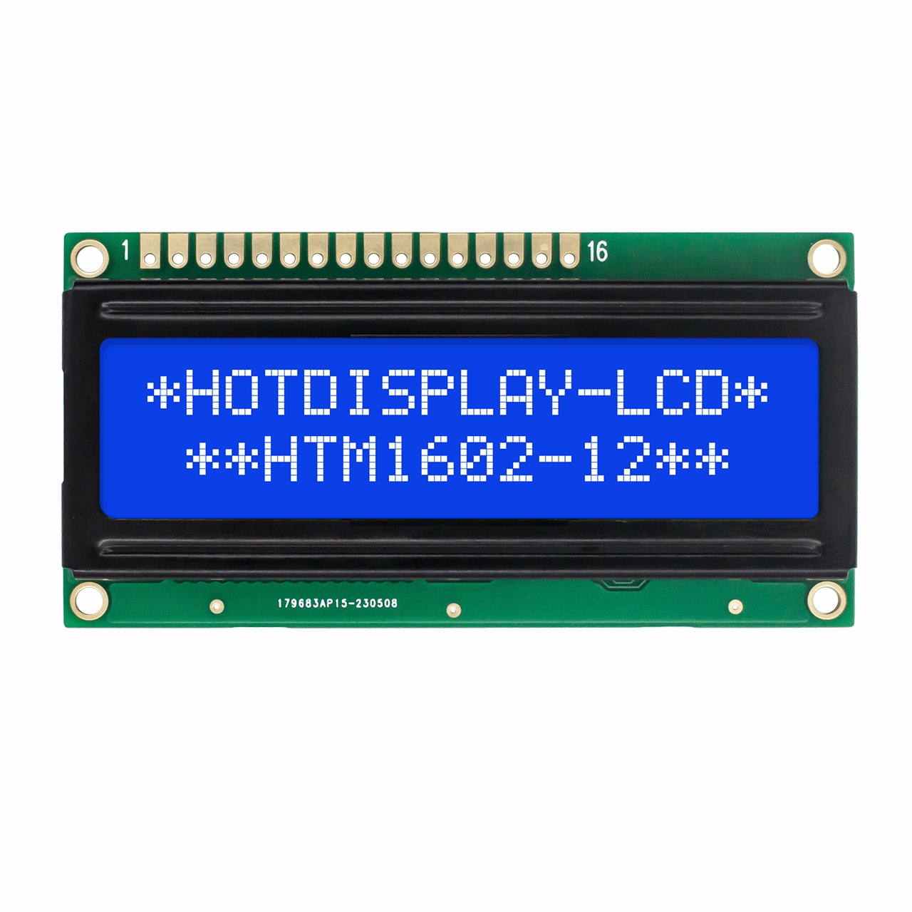 Character LCD module |Hola-2X16 STN Arduino- Blue Display with White Backlight