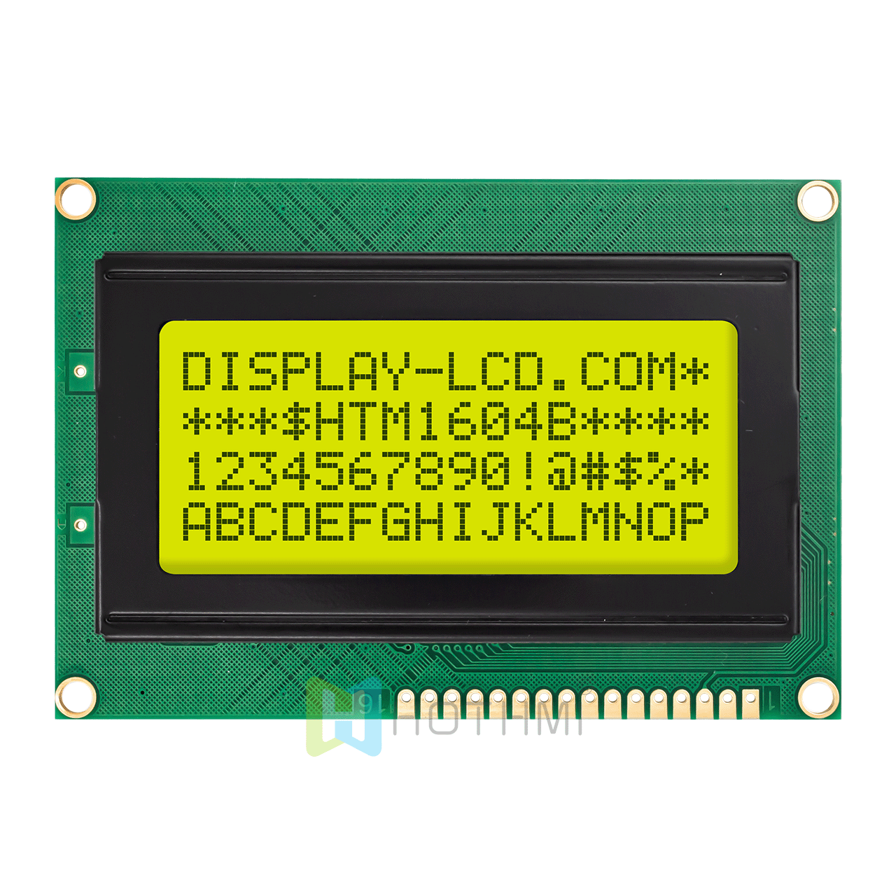 Character LCD Module |4x16 STN(+)Y/G MONO Display with Yellow/green Side Backlight | Arduino | MCU Interface | ST7066U Controller