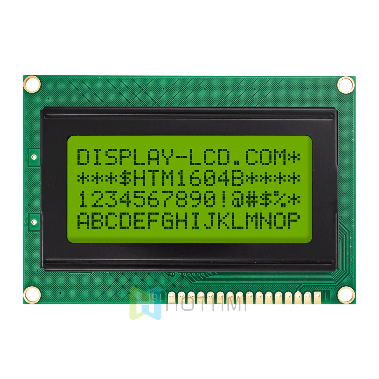 Character LCD Module |4x16 STN(+)Y/G MONO Display with Yellow/green Side Backlight | Arduino | MCU Interface | ST7066U Controller