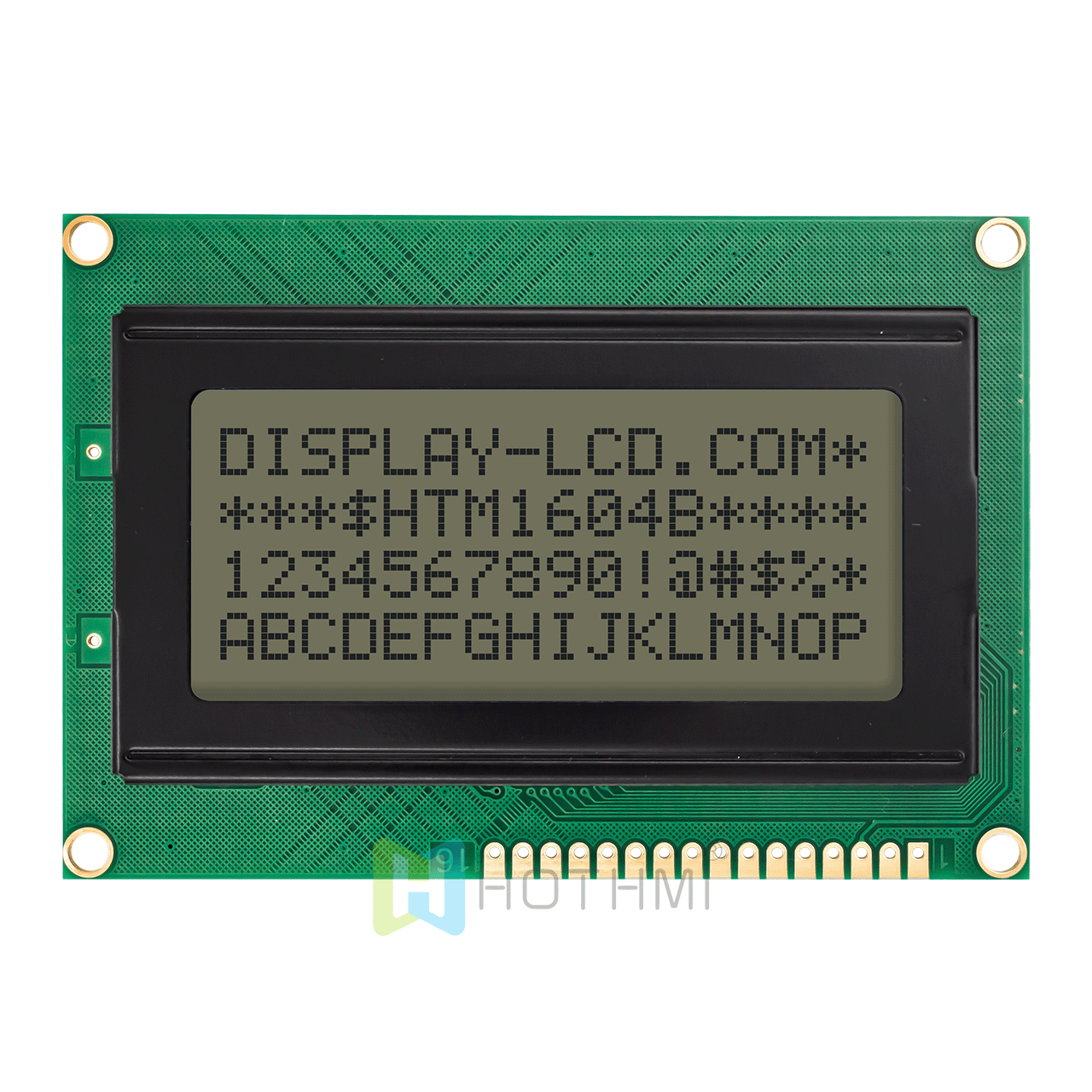 character LCD Module |4x16 FSTN(+) white side backlit monochrome display | Arduino | MCU interface | ST7066U controller