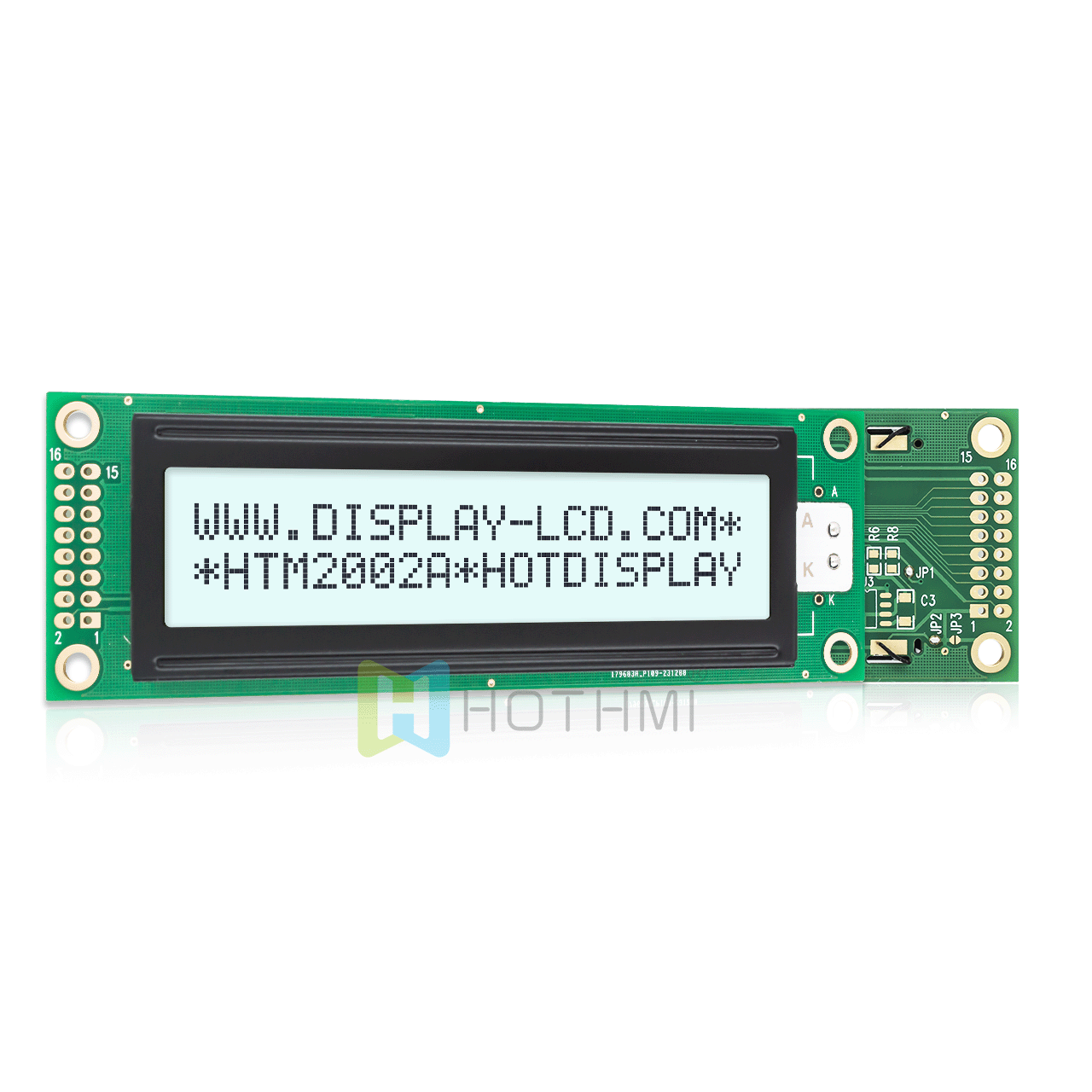 character LCD Module | FSTN+Monochrome 2X20 white background gray character display with white backlight + English/Japanese/Russian character library | 5.0v| STU7066U | Arduino