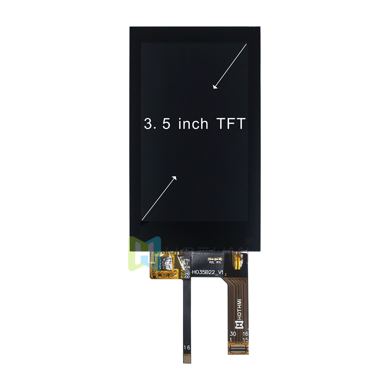 3.5-inch Capacitive Touch TFT LCD Display Module With MIPI DSI Interface