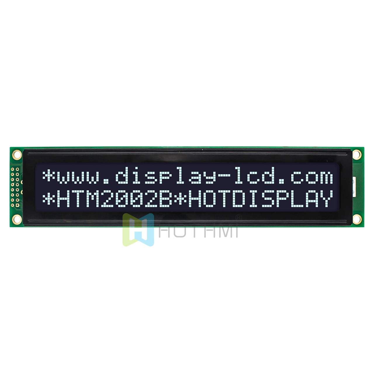 character LCD module/20X2 DFSTN (-) /white characters on black background/ST7066U controller/Arduino