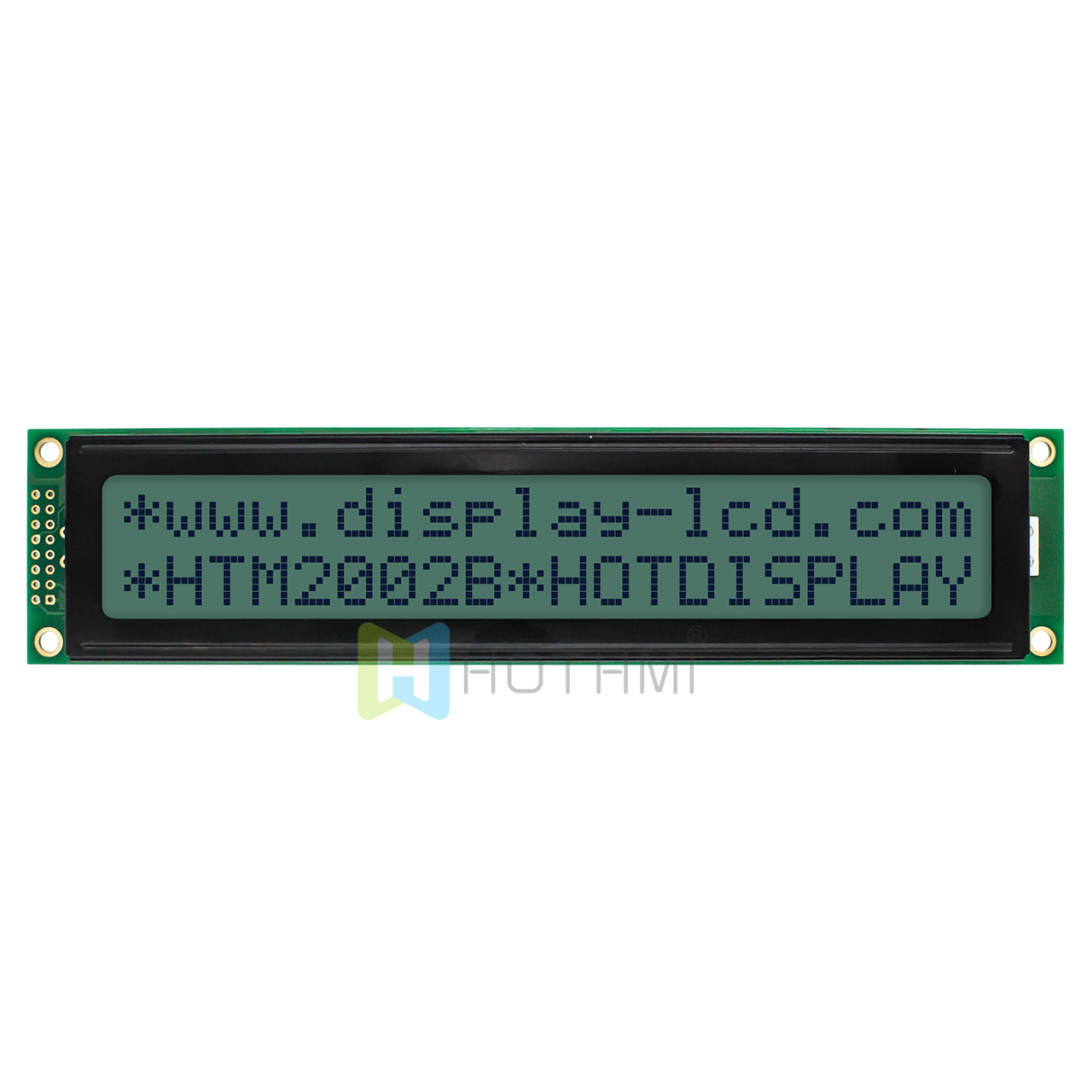20x2 Character LCD | STN+ Display With yellow-green Backlight