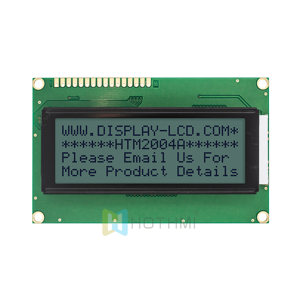 character LCD module |20x4 |Monochrome STN + | With yellow-green side backlight | Arduino display | Transflective| ST7066U | 3.3v/5.0v