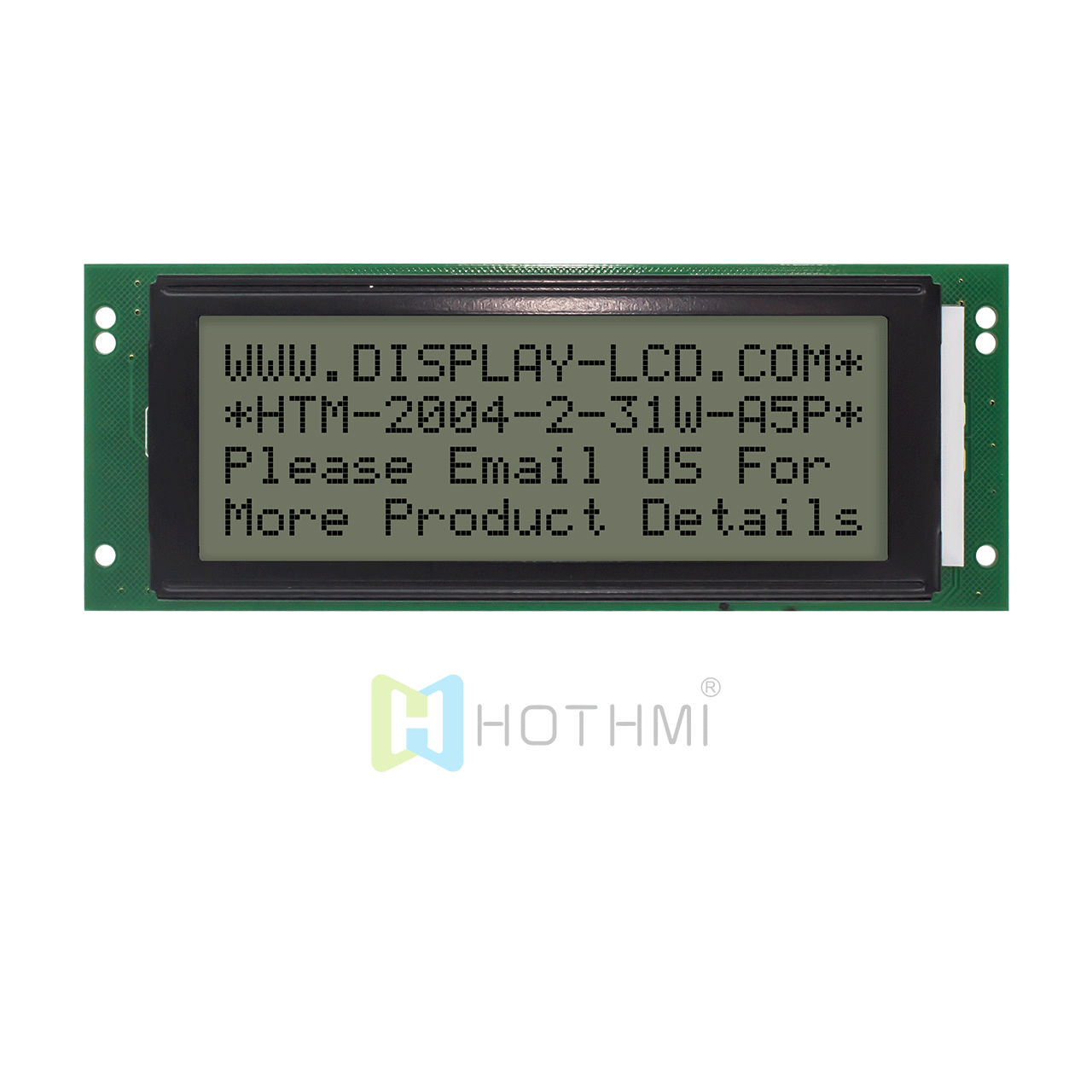 4X20 character LCD module/STN+ display monochrome/with white backlight/white background gray text display/Arduino display